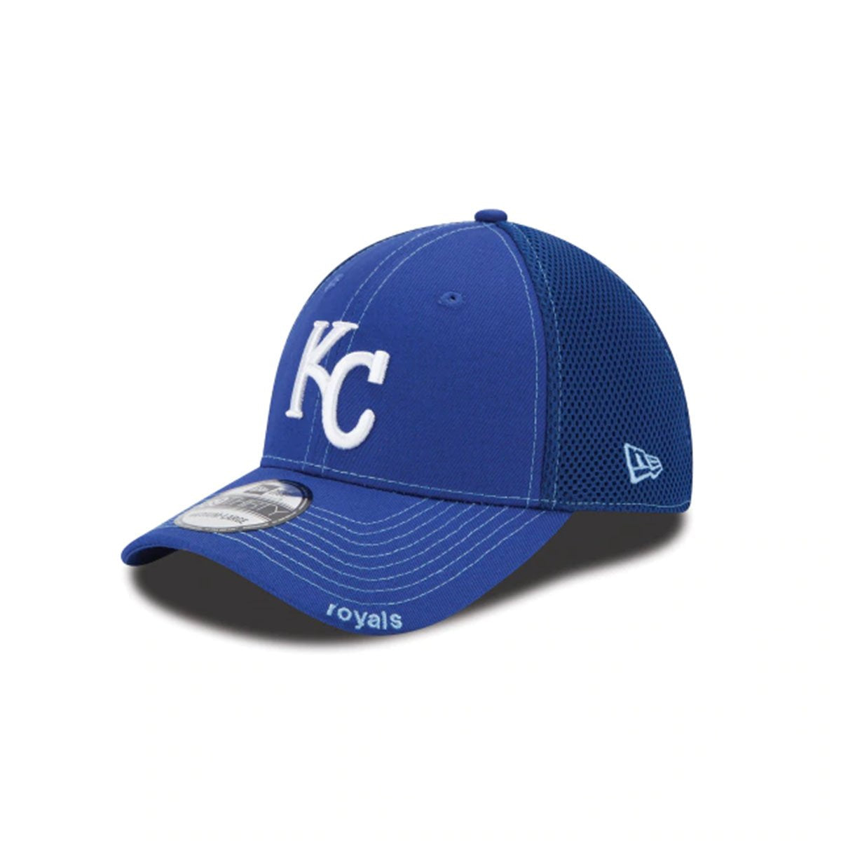 KANSAS CITY ROYALS 39THIRTY STRETCH FIT BLUE/WHITE