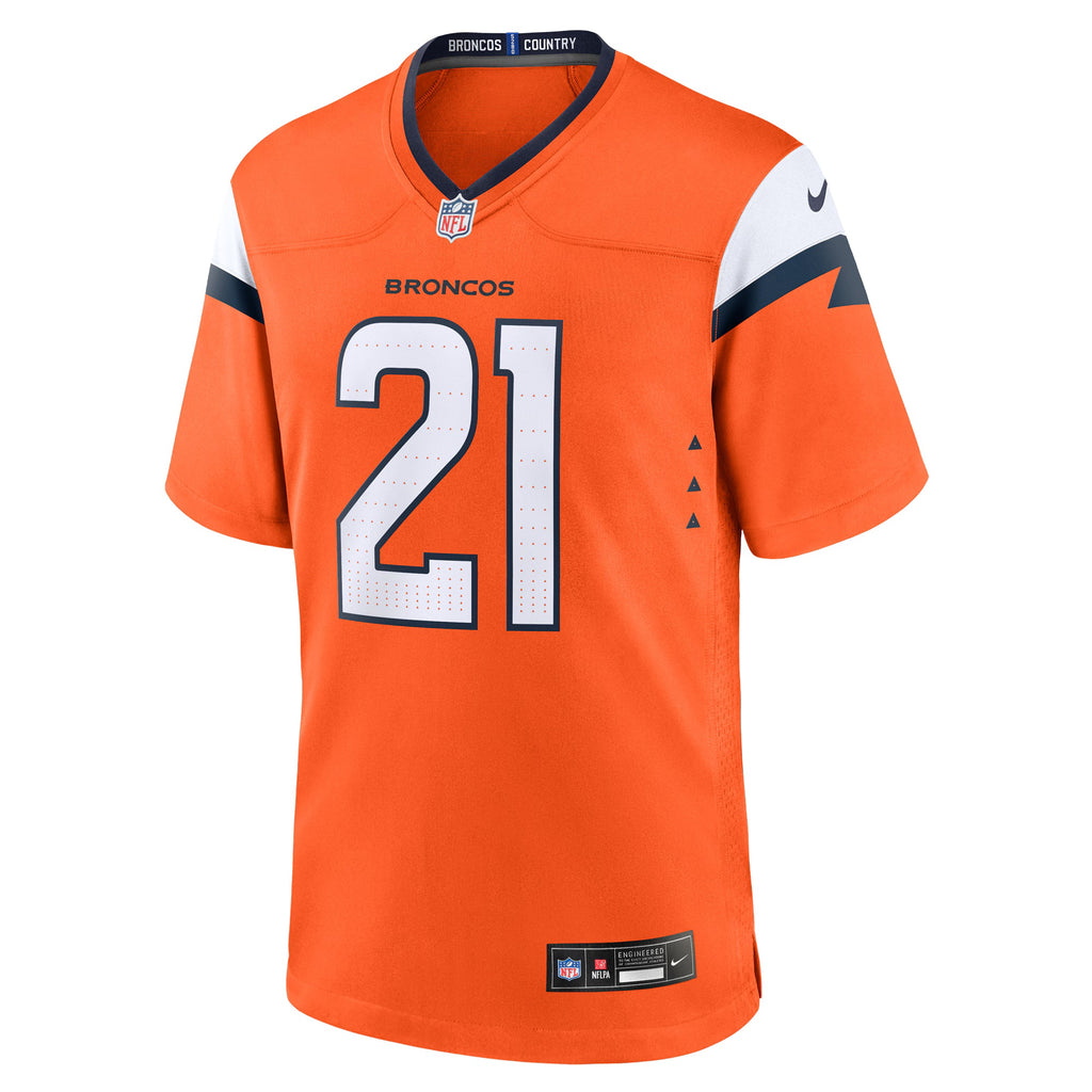 Denver Broncos Riley Moss Orange Team Game Jersey