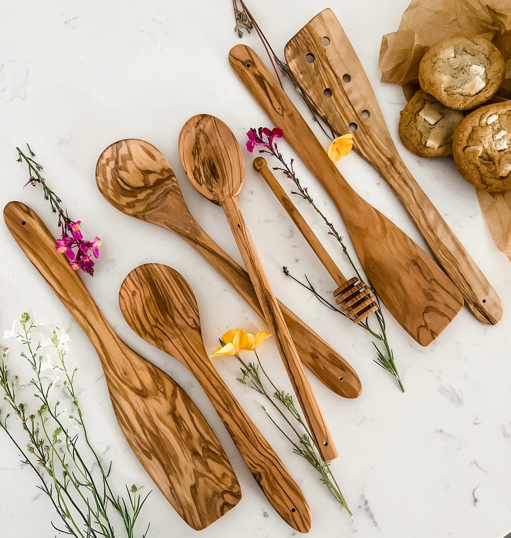 Cilio Toscana Olivewood Honey Dipper, 6.8-Inch