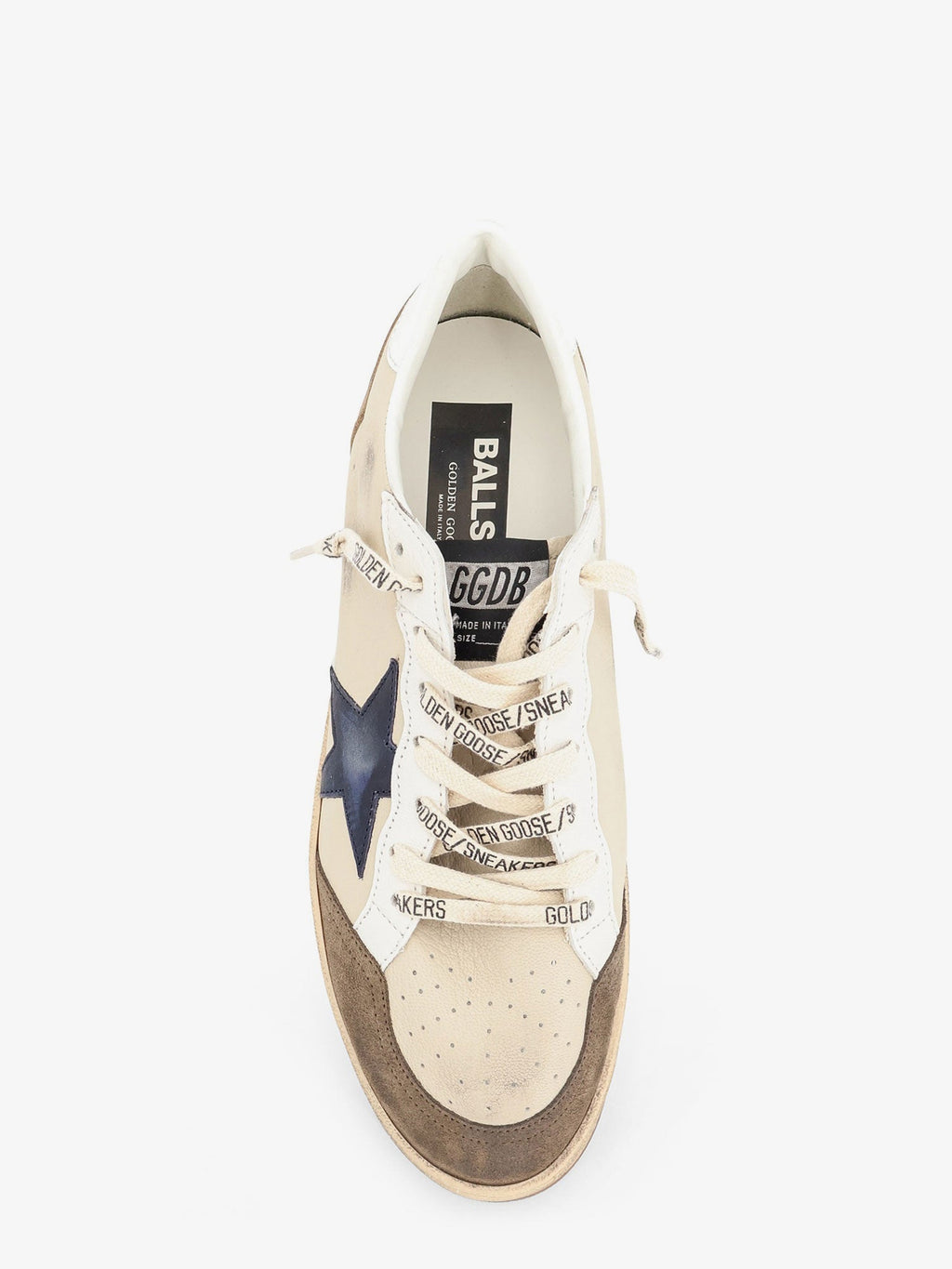 Golden Goose Deluxe Brand Men Leather Ballstar With Iconic Side Logo