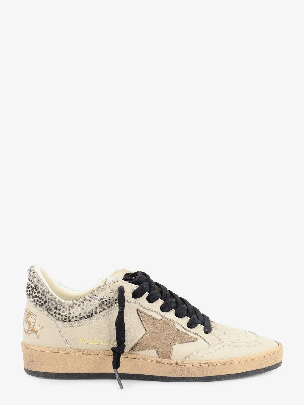 Golden Goose Deluxe Brand Women Ballstar Leather Sneakers With Iconic Side Logo