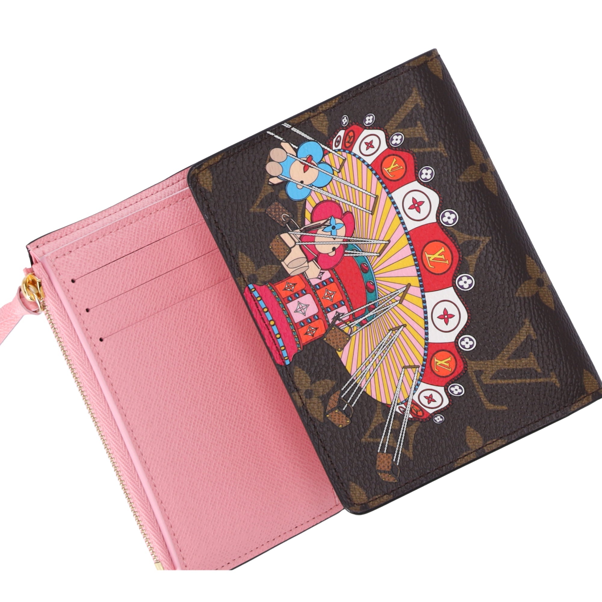 Louis Vuitton Portefeuille Victorine Vivienne Trifold Wallet M69754 Monogram