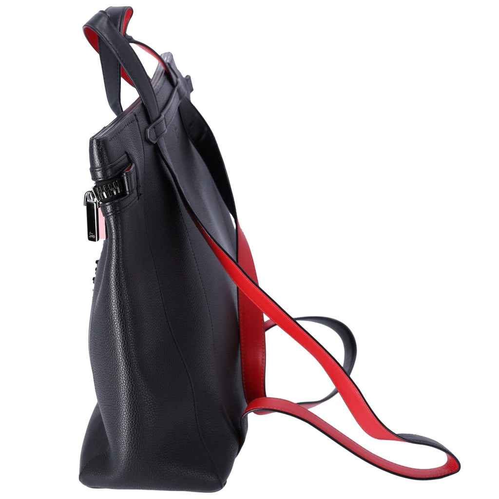 Christian Louboutin Cabado Backpack 3175114 CM53 Black Leather Rubber