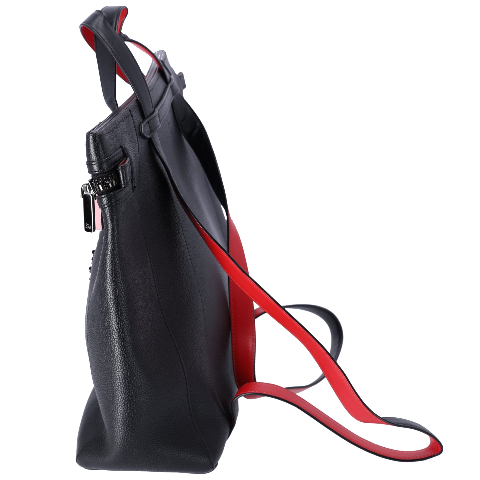 Christian Louboutin Cabado Backpack 3175114 CM53 Black Leather Rubber