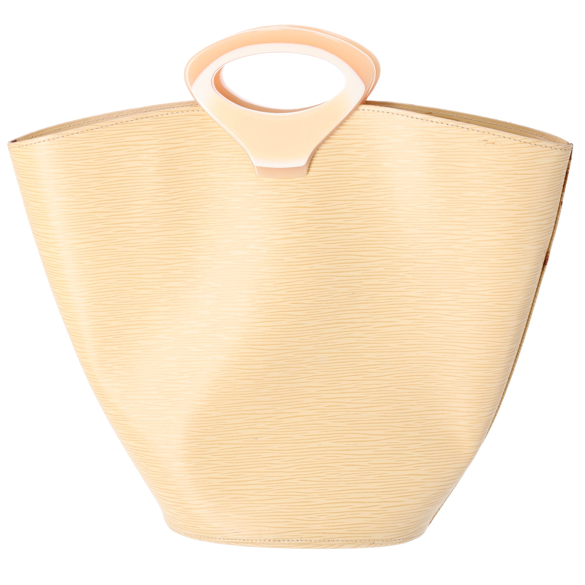Louis Vuitton Noctambule Epi Handbag M5452A Vanilla Yellow Leather