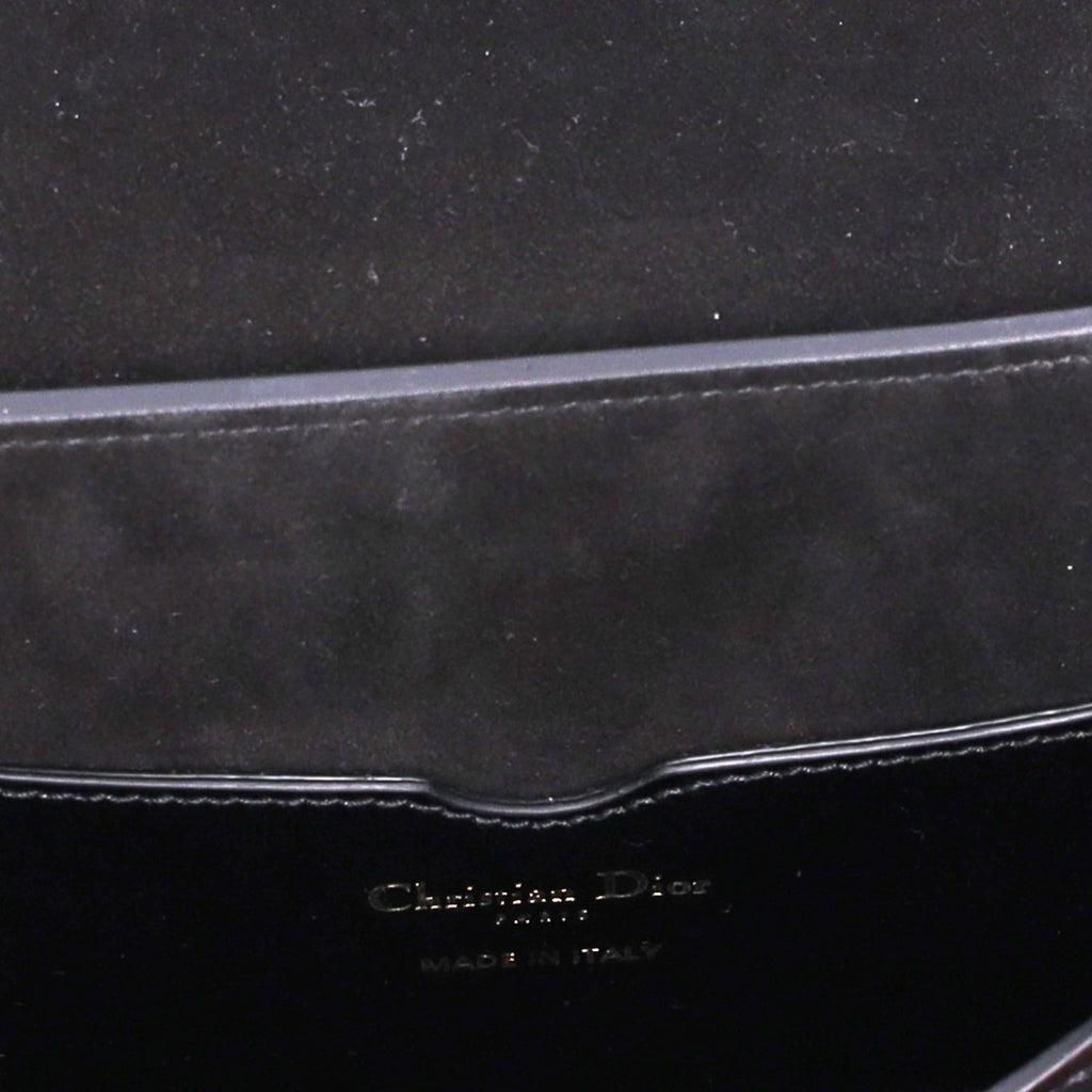 Christian Dior Bobby Medium Shoulder Bag M9319UMOL_M900 Black Box Leather