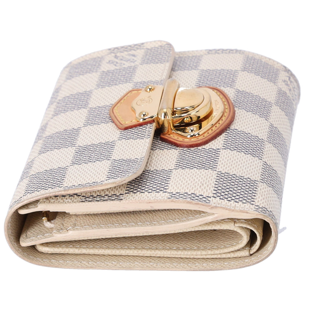 Louis Vuitton Koala Trifold Wallet N60013 Damier Azur Canvas
