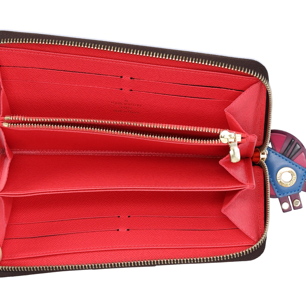 Louis Vuitton Zippy Wallet Monogram Totem M61364 Flamingo