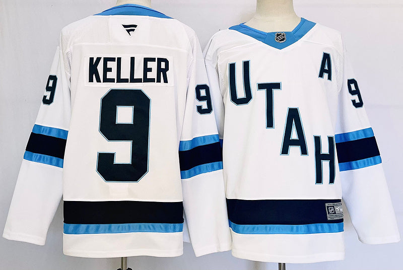 Men's Phoenix Coyotes Clayton Keller #9 White Game jersey