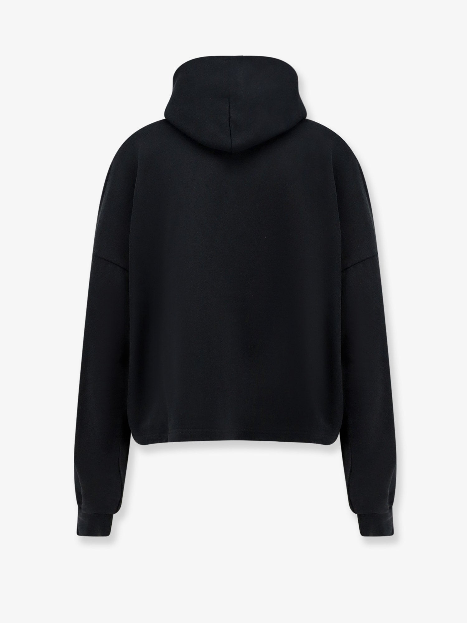 Balenciaga Women Cropped Cotton Sweatshirt
