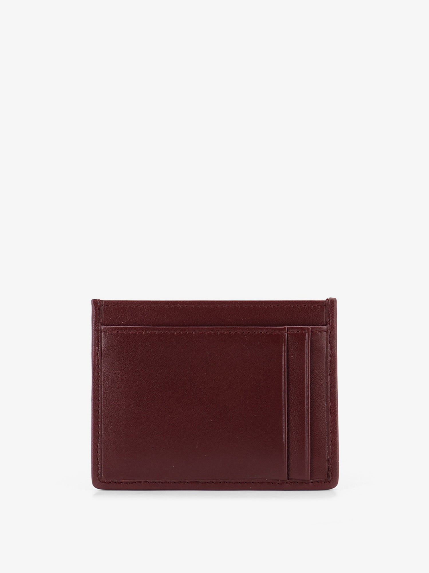 Miu Miu Women Matelasse Leather Card Holder With Metal Lettering Logo