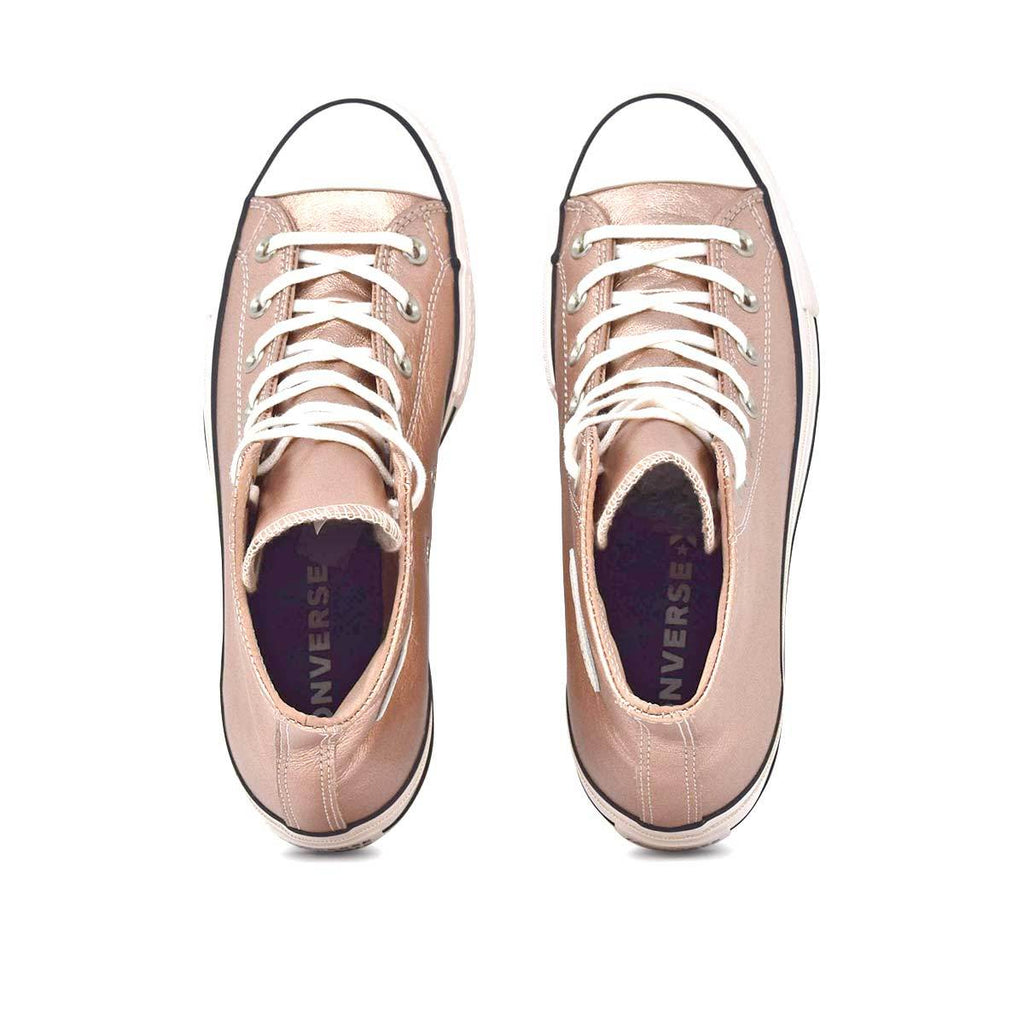 Women's Chuck Taylor All Star Lift Metallic Leather High Top