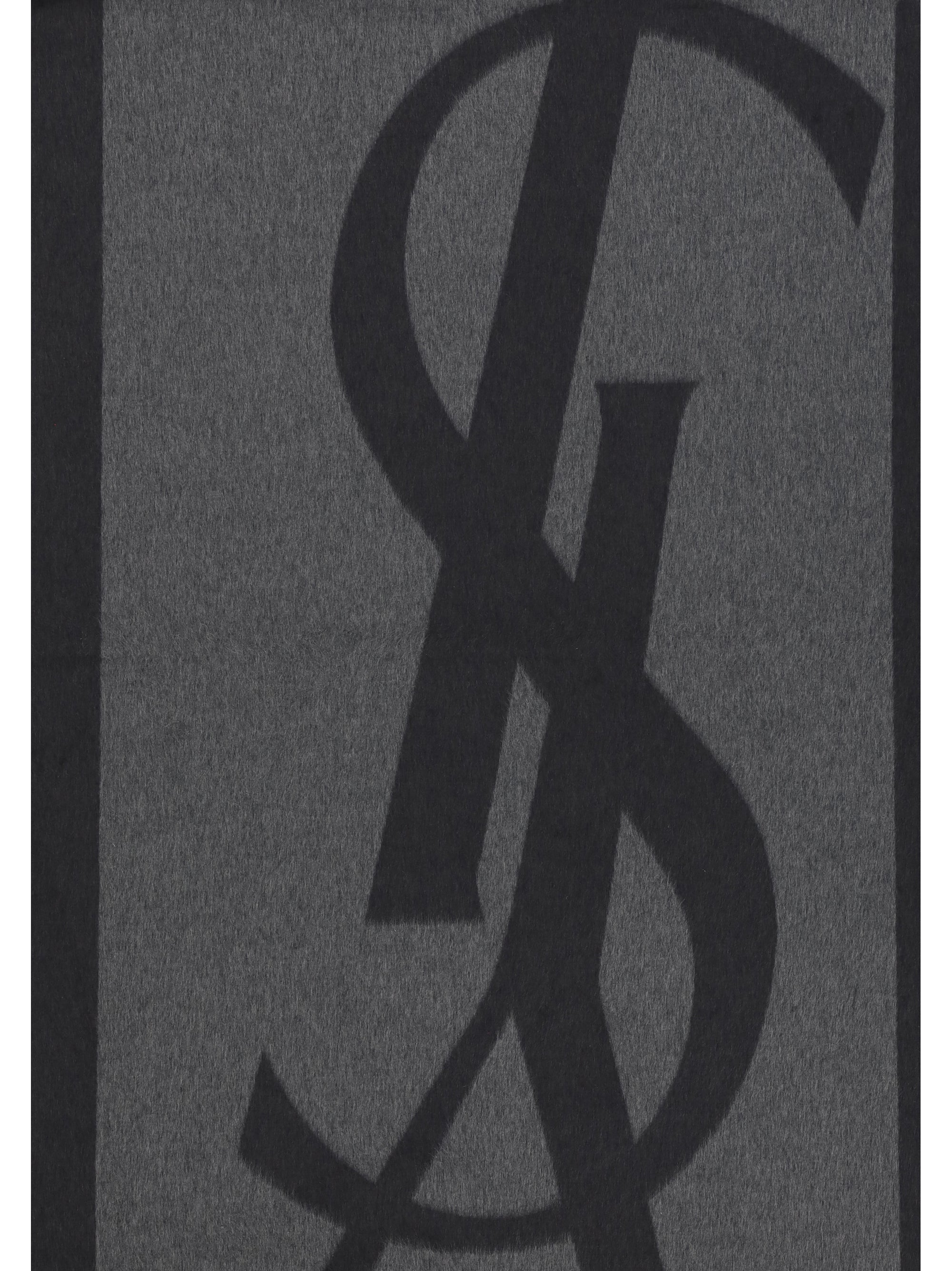 Saint Laurent Men Cassandre Scarf