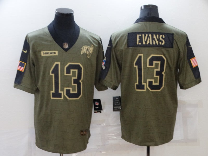 Men's Tampa Bay Buccaneers Mike Evans #13 Brown Player Game jersey