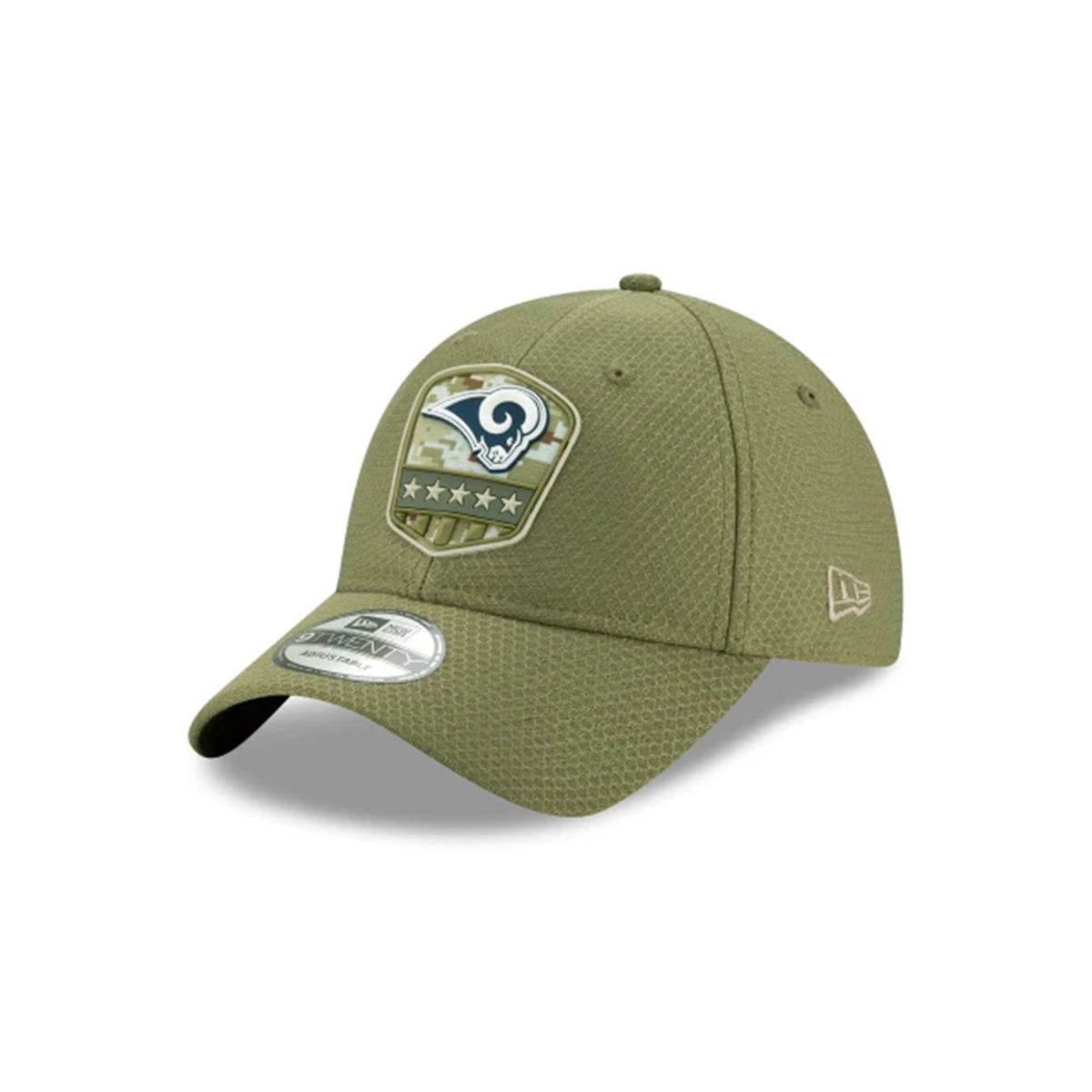 LOS ANGELES RAMS SALUTE TO SERVICE 9TWENTY ADJUSTABLE GREEN/NAVY