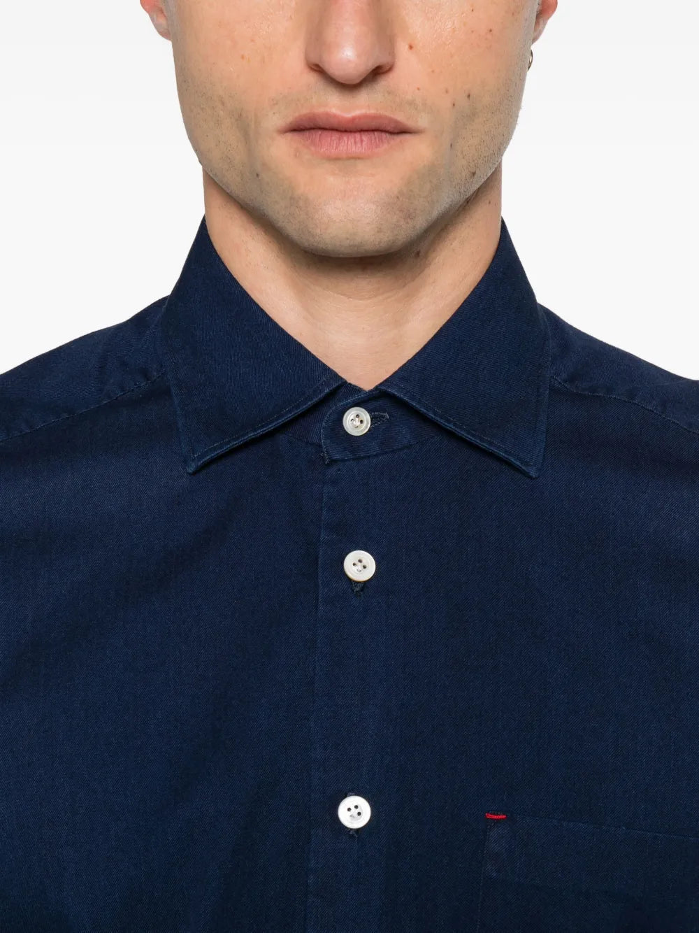 Kiton Men Long Sleeve Button Down Shirt