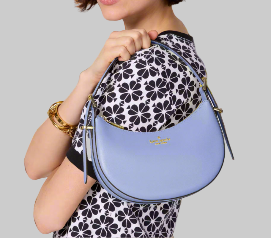 NWT Kate Spade Leather Madison Crescent Shoulder Bag