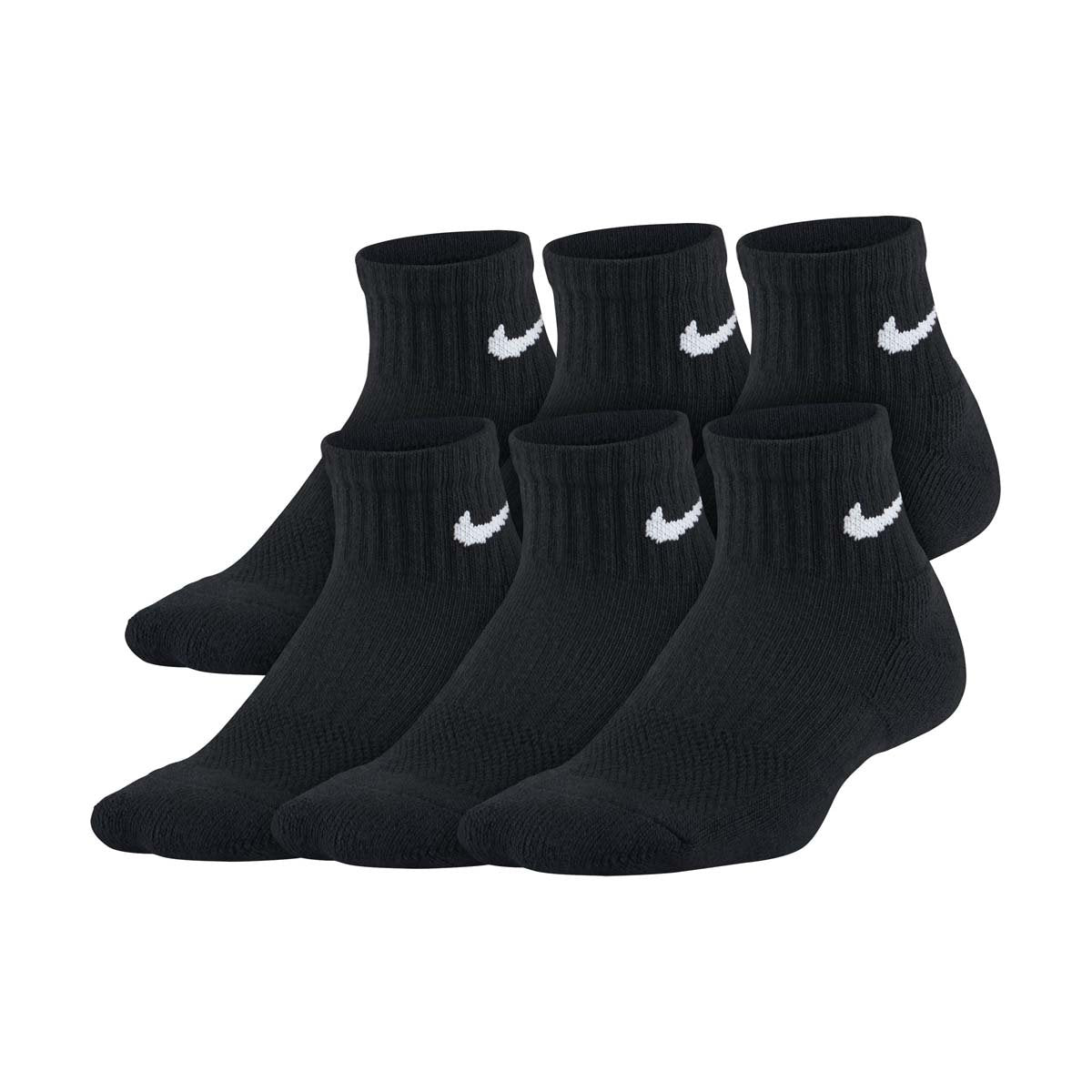 Nike Everyday Kids' Cushioned Ankle Socks (6 Pairs)
