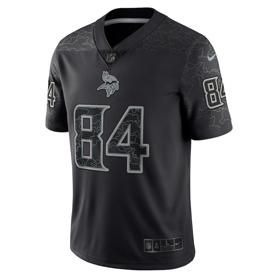 Randy Moss 84 Minnesota Vikings Retired Player RFLCTV Limited Jersey - Black