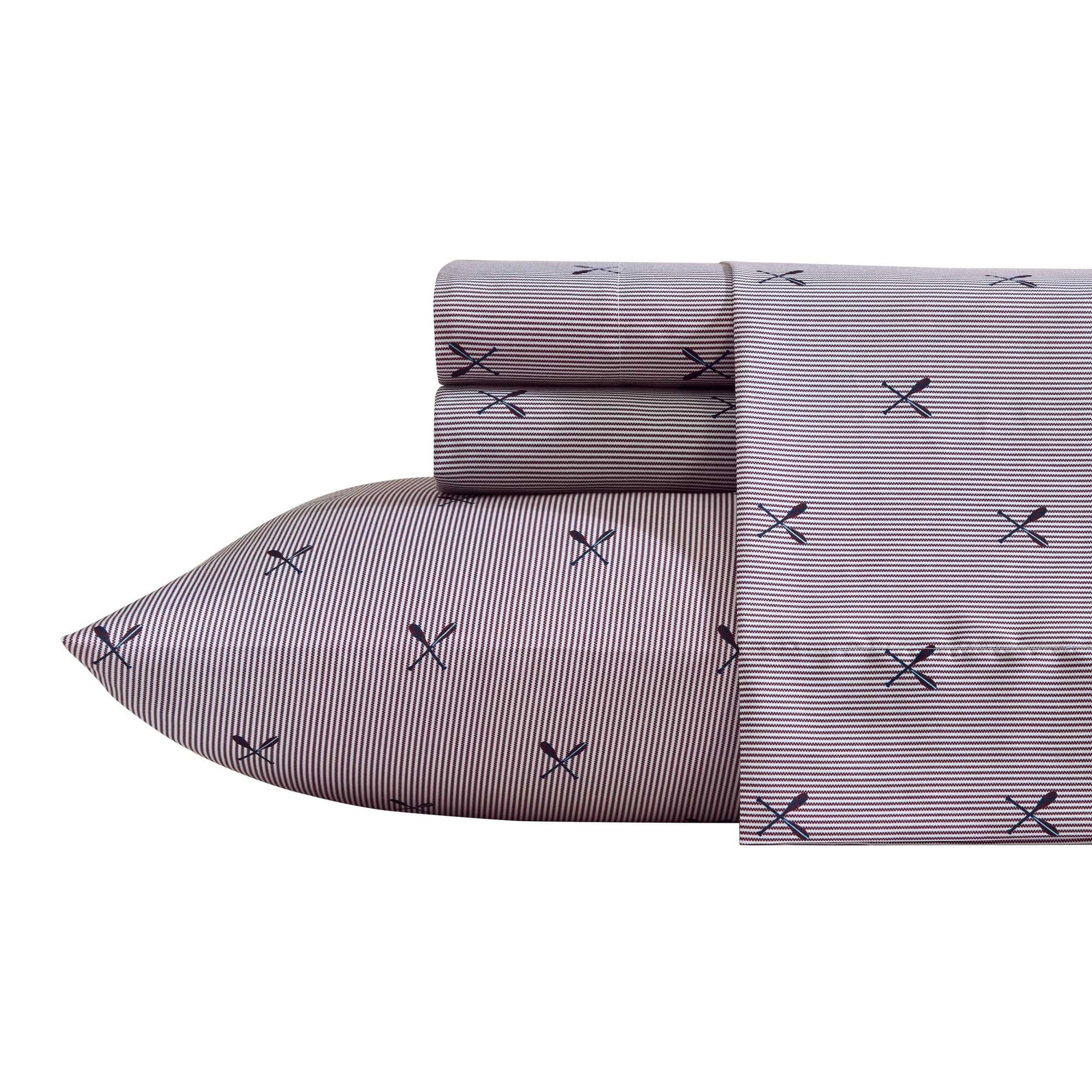 Nautica Coxswain Stripe Blue Twin Sheet Set