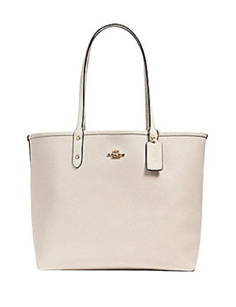 Coach Reversible City Tote In Signature Canvas With Watermelon Print