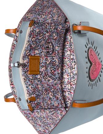 Coach Keith Haring Sequins Heart Market Tote
