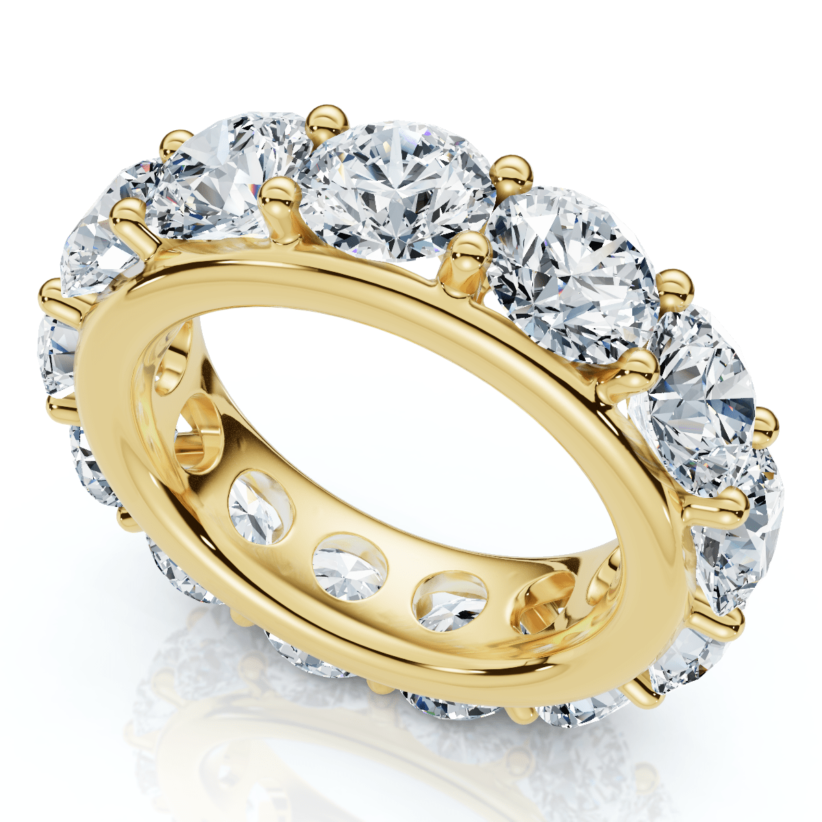 13Ct Diamond Eternity Ring Lab Grown