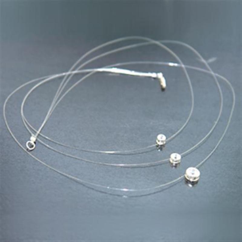 Silver 925 Sterling Silver Necklace with AAA Grade CZ in Clear
