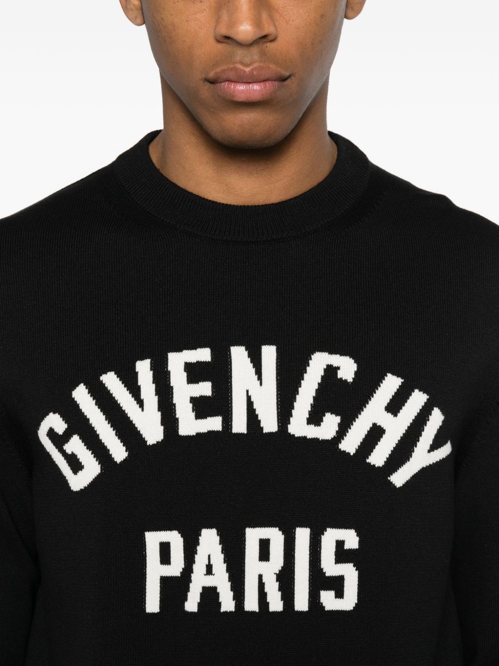 Givenchy Men Cotton Blend Crewneck Sweater