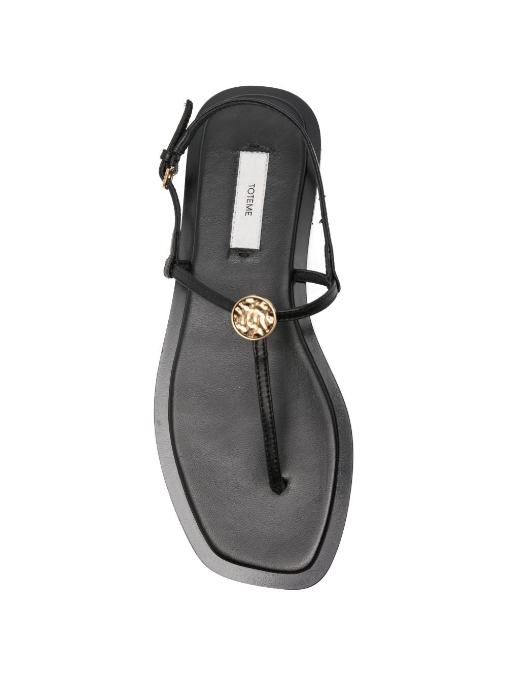 Toteme Women T-Strap Leather Sandals