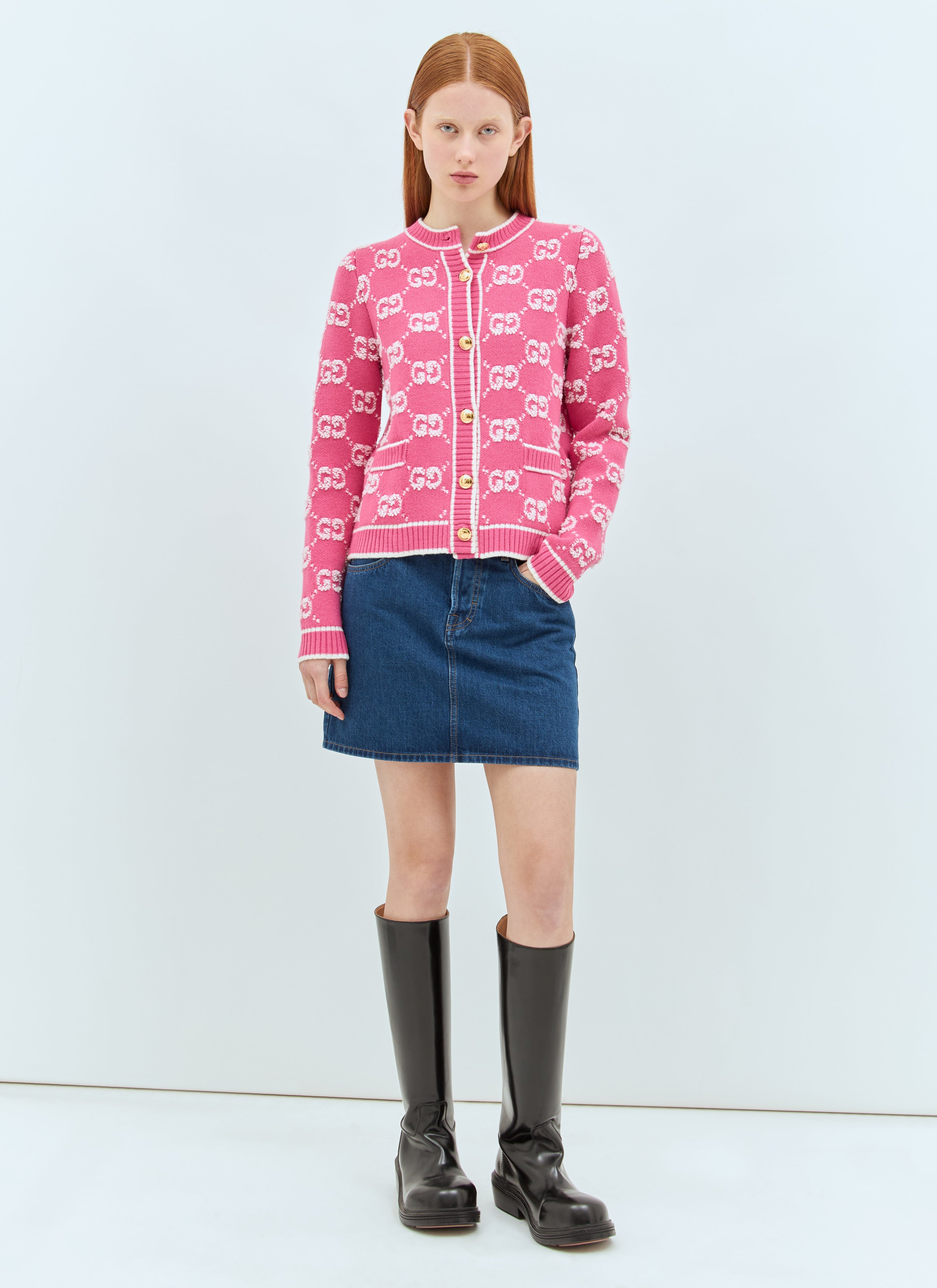 Gucci Women Denim Mini Skirt
