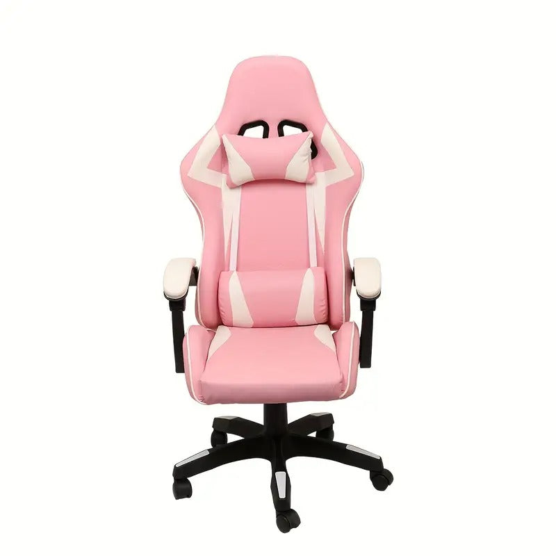 ergonomic high back gaming chair headrest lumbar support - Temu