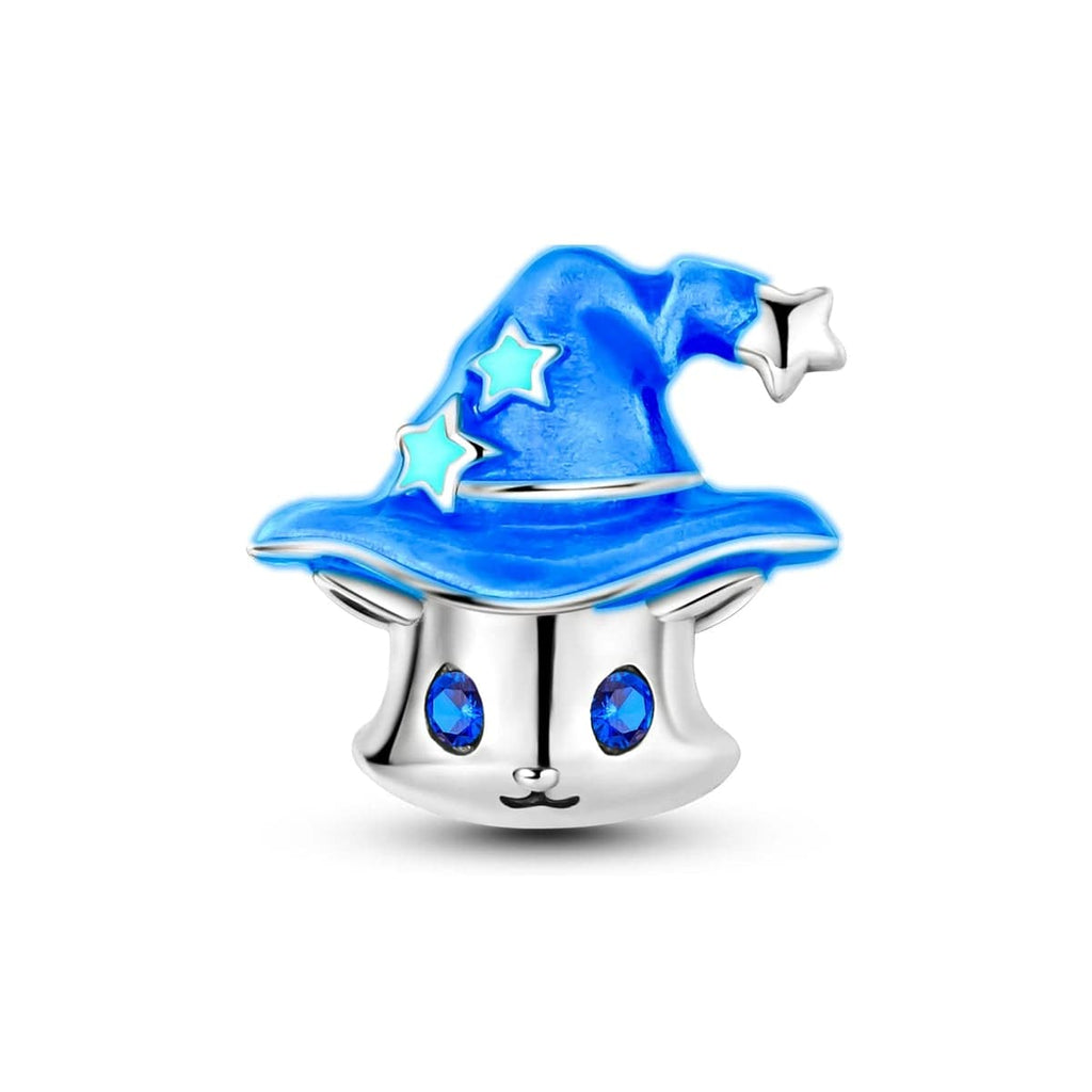 Luminous Wizzard Kitten Charm