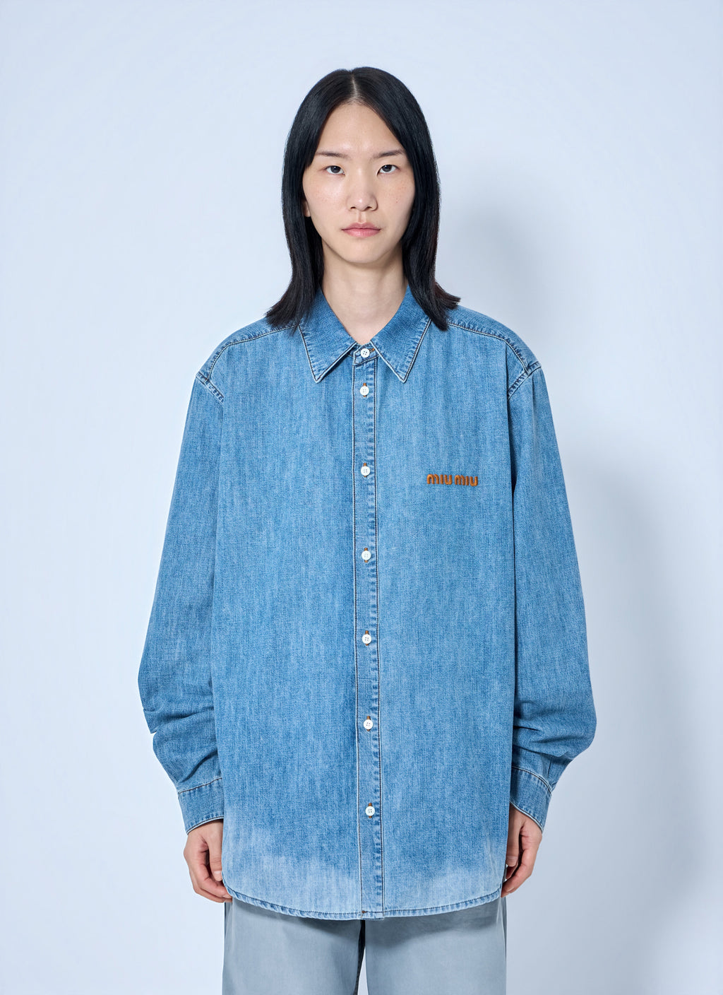 Miu Miu Men Chambray Shirt