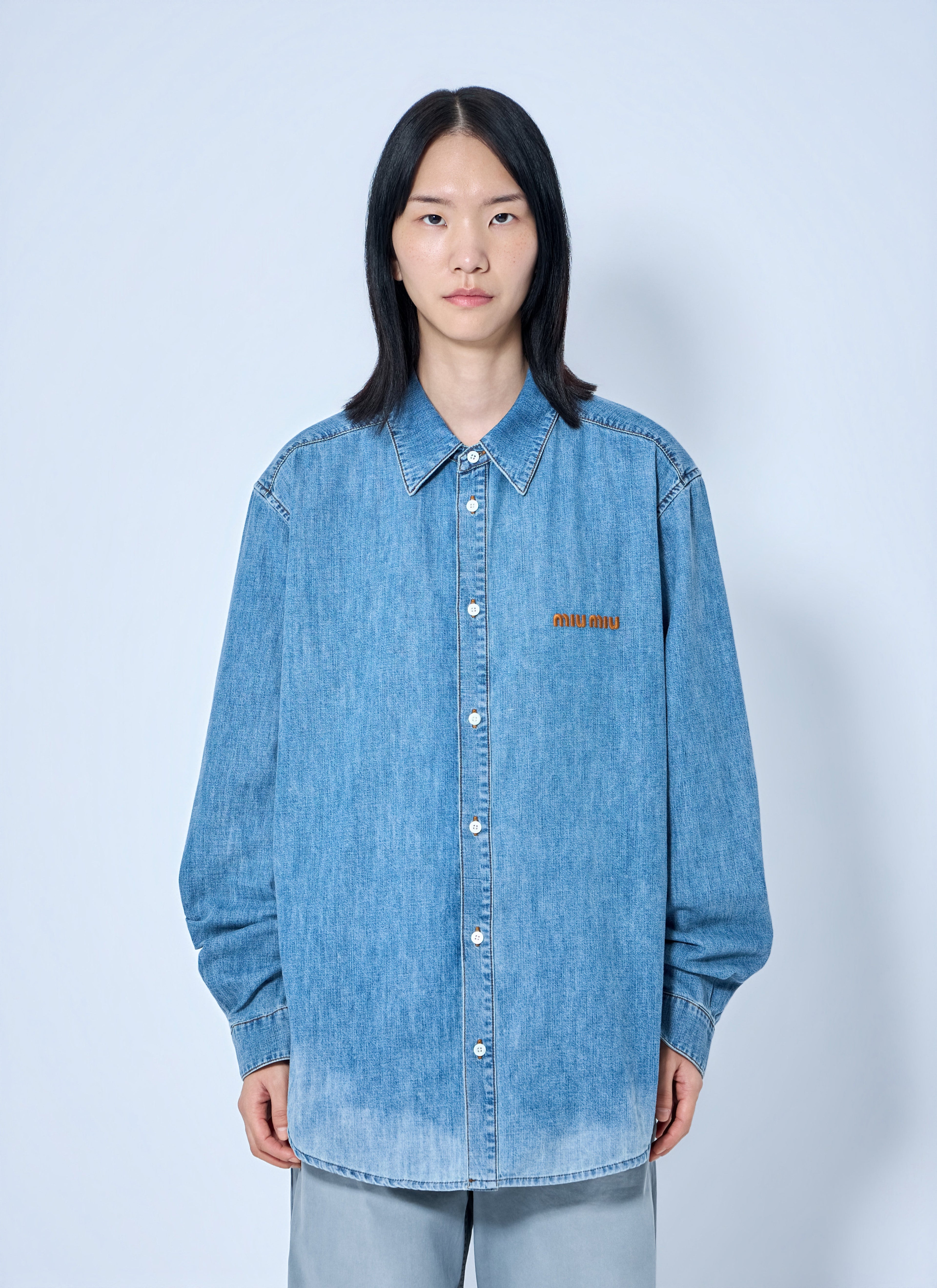 Miu Miu Men Chambray Shirt