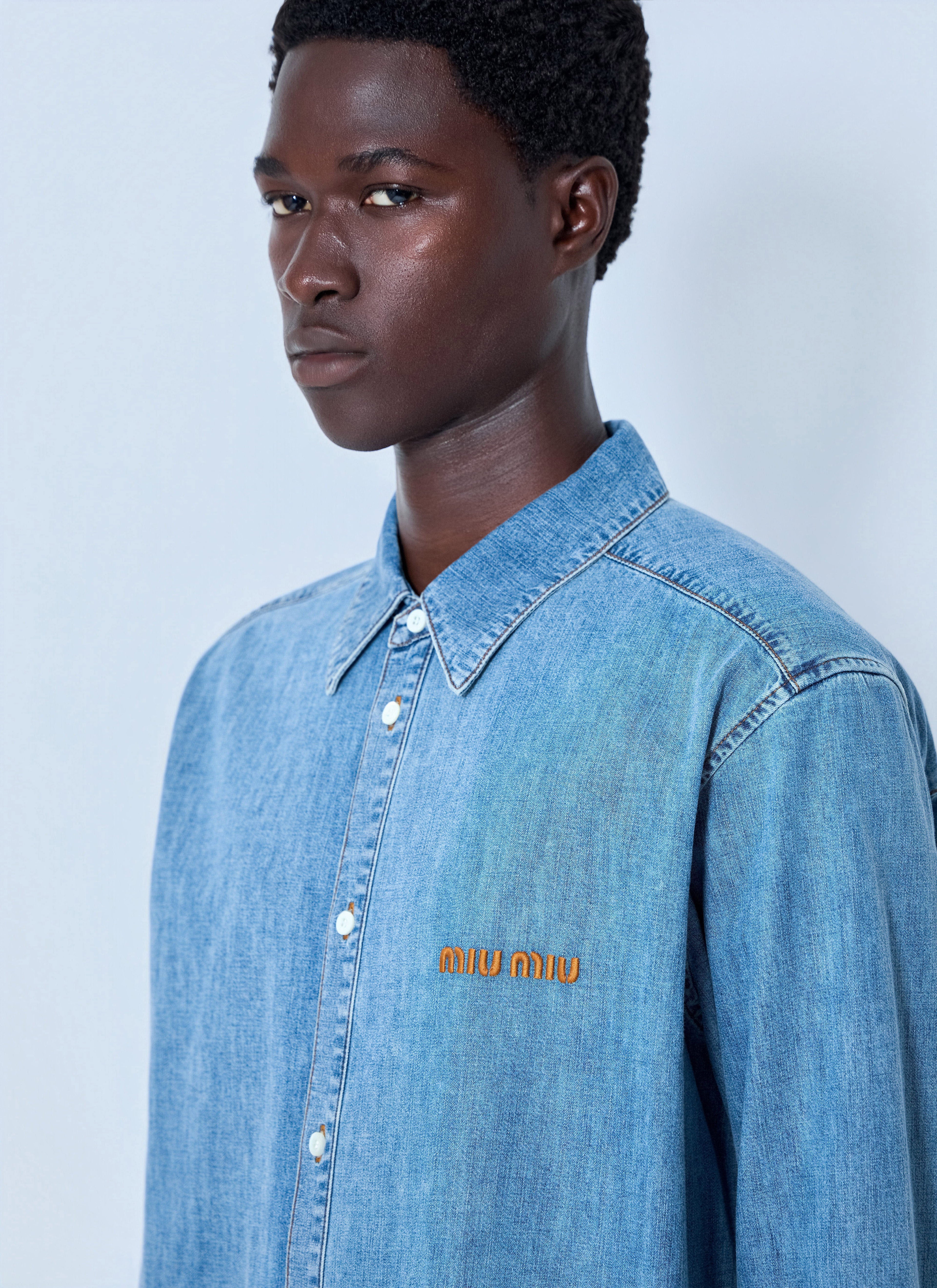 Miu Miu Men Chambray Shirt