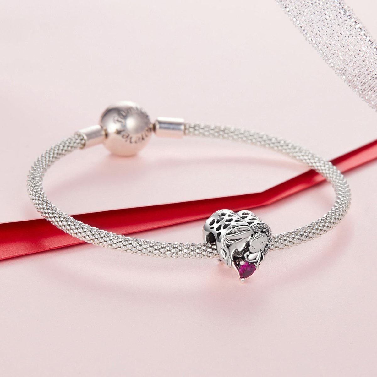 Mother and Son Family Charm