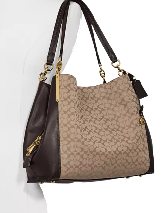 Coach Signature Jacquard Dalton 31 Shoulder Bag